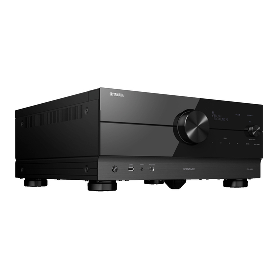 Yamaha Aventage RX-A8A Bedienungsanleitung