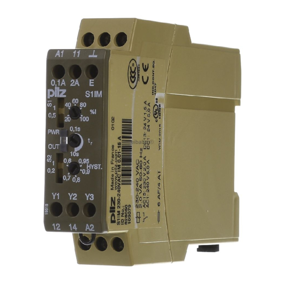 Pilz S1IM/UP Betriebsanleitung