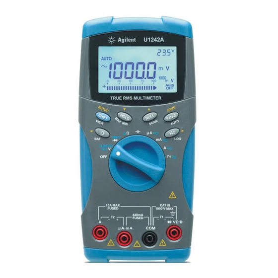 Agilent Technologies U1241A Schnellstart Handbuch