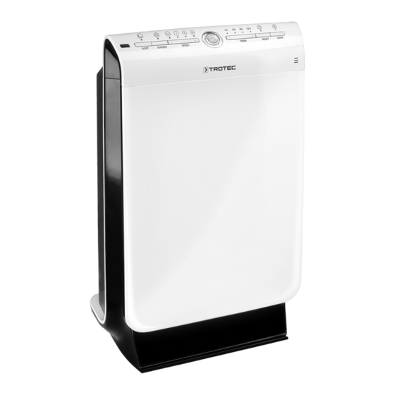 Trotec AirgoClean 100 E Bedienungsanleitung