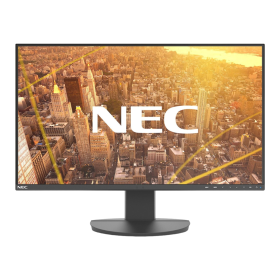 NEC MultiSync EA242F Bedienungsanleitung