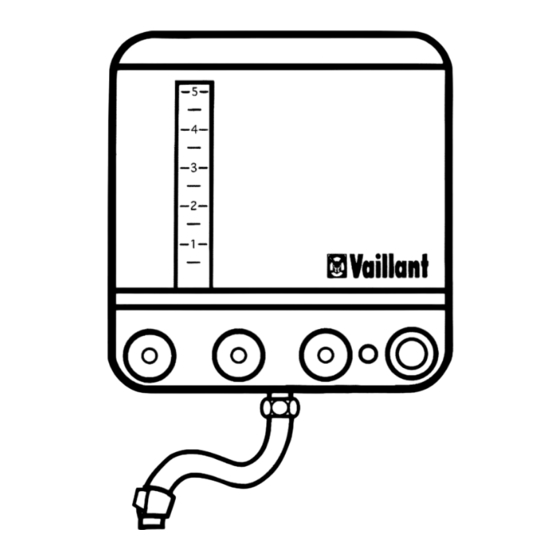 Vaillant VEK 5 L Bedienungs- Und Installationsanleitung