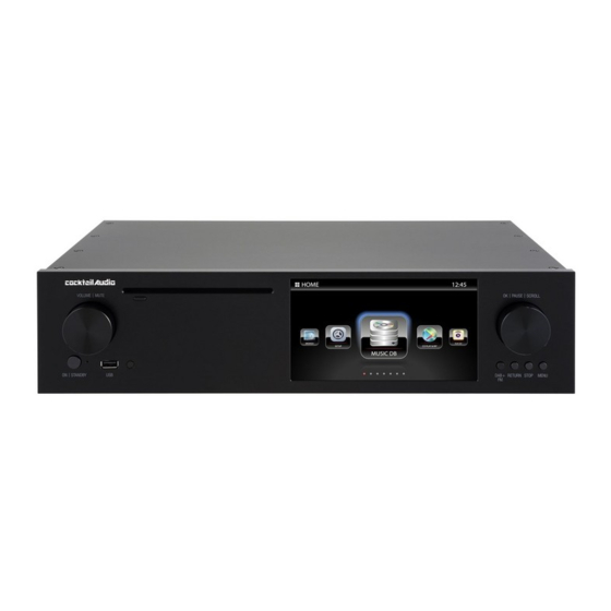 CocktailAudio X50D Bedienungsanleitung