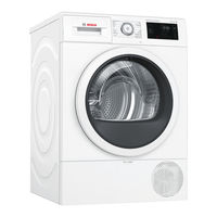 Bosch WTU87V1FG Gebrauchs- Und Aufstellanleitung