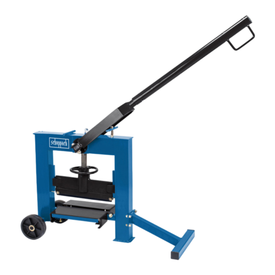Scheppach HSC140 Original Bedienungsanleitung