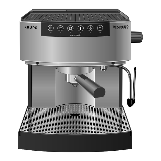 Krups NESPRESSO SYSTEM 554 Gebrauchsanweisung