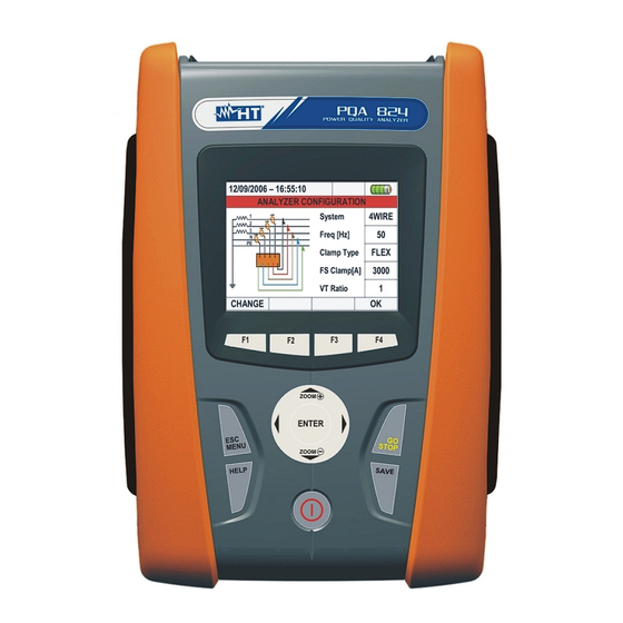 HT Instruments PQA823 Kurzanleitung