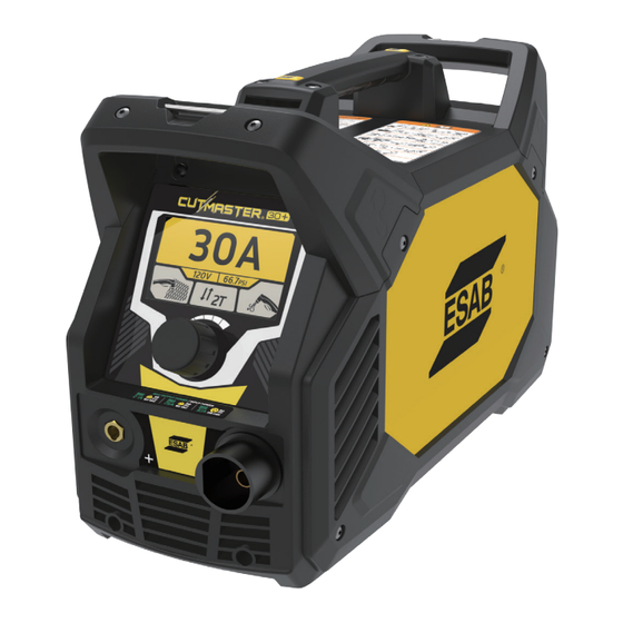 ESAB CUTMASTER 30+ Bedienungshandbuch