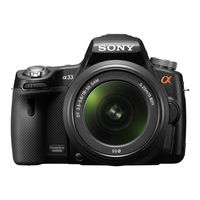 Sony SLT-A55 Gebrauchsanleitung