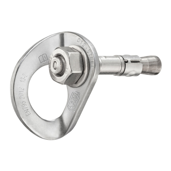 PETZL COEUR BOLT STEEL Gebrauchsanweisung