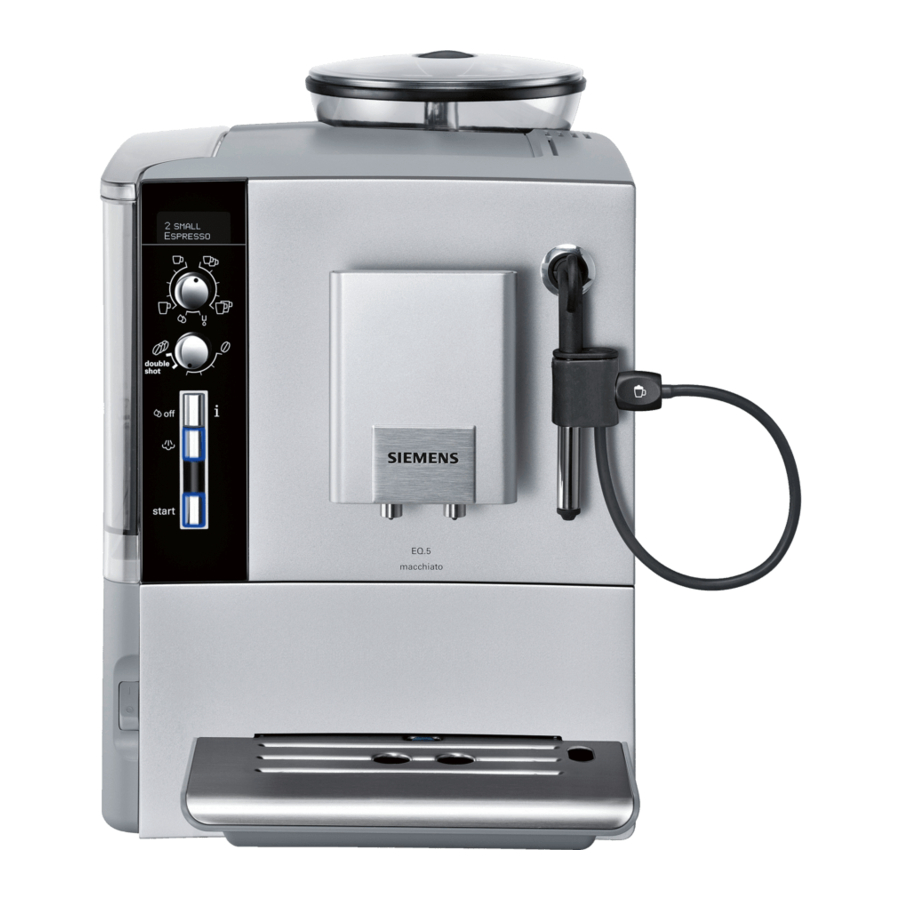 Siemens TE503 Serie Gebrauchsanleitung
