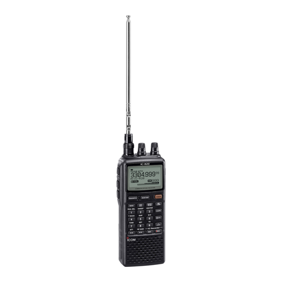 Icom IC-R20 Bedienungsanleitung