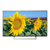 Sony BRAVIA KD-49XF80-Serie Referenz-Anleitung