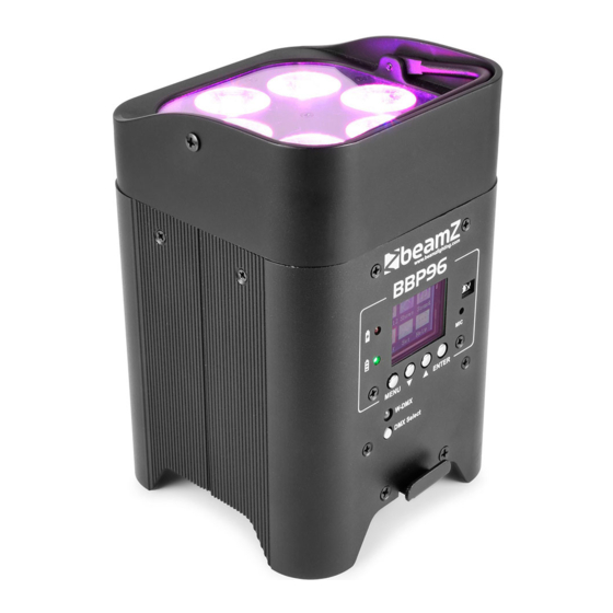 Beamz BBP96 Bedienungsanleitung