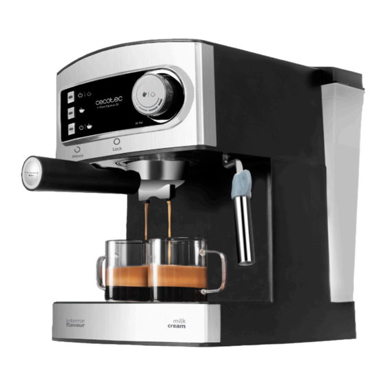 cecotec POWER ESPRESSO 20 Bedienungsanleitung