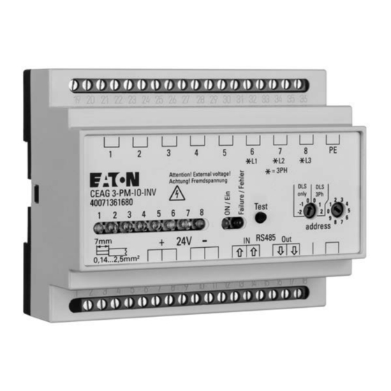 Eaton CEAG 3-PM-IO-INV Betriebsanleitung