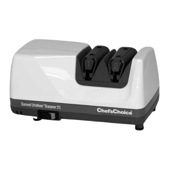ChefsChoice Diamond UltraHone Sharpener 312 Anweisungen Und Wartung
