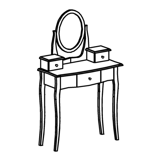 CONFORAMA Coiffeuse Montageanleitung