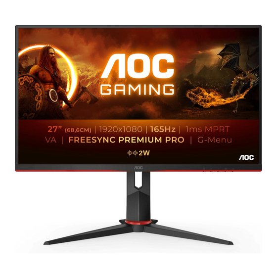AOC 27G2SAE Handbücher