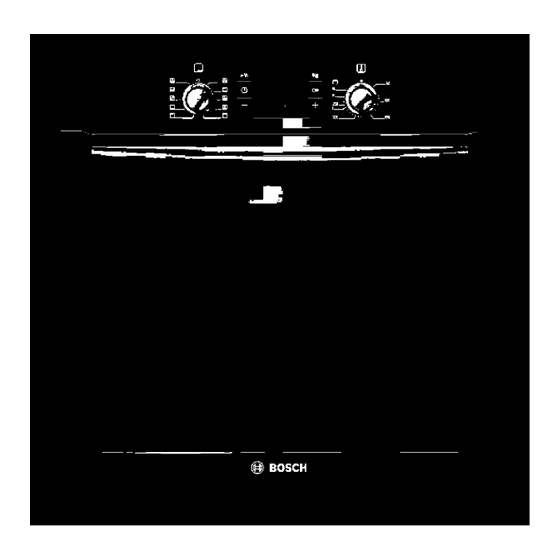 Bosch HBG34B560 Kurzanleitung