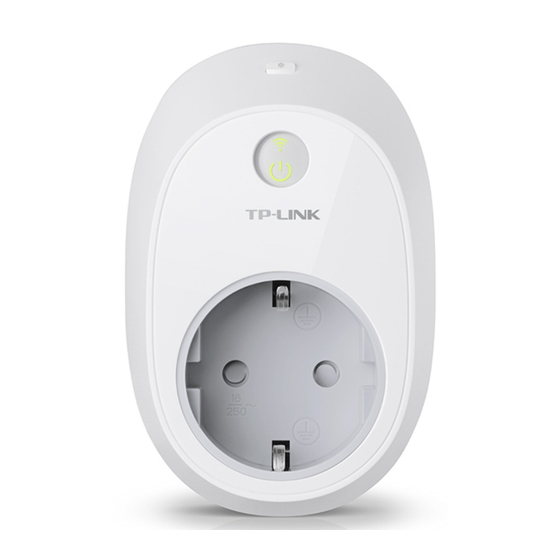 TP-Link SMART PLUG HS100 Schnellinstallationsanleitung