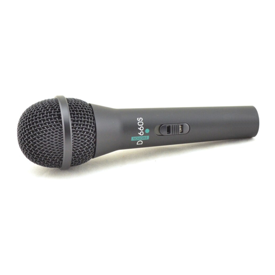 AKG D 660 S Bedienungshinweise