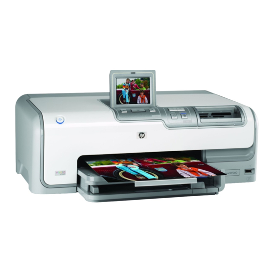 HP Photosmart D7300 Series Benutzerhandbuch