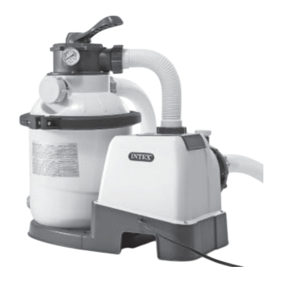 Intex Krystal Clear SX1500 Benutzerhandbuch