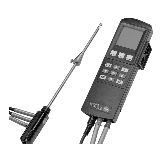 testo 300 L Bedienungsanleitung