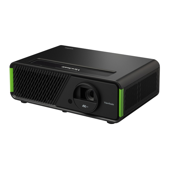 ViewSonic X1-4KE Pro Benutzerhandbuch