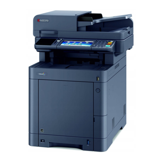 Kyocera TASKalfa serie Erste Schritte