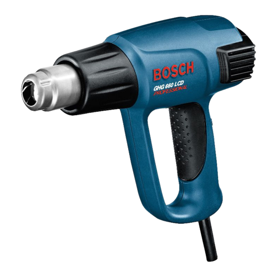 Bosch GHG 660 LCD Professional Originalbetriebsanleitung