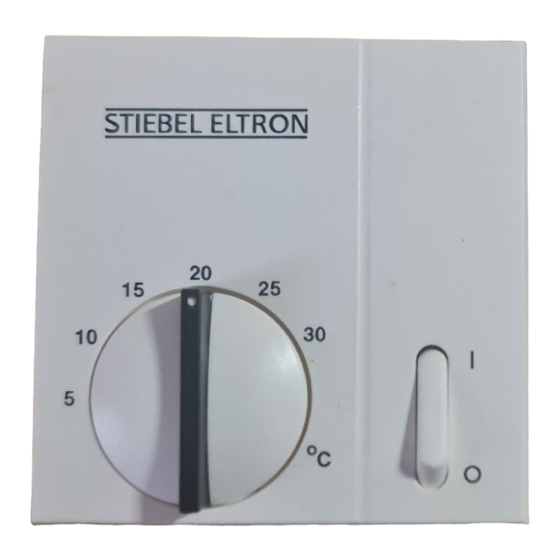 STIEBEL ELTRON RTA - S Gebrauchs- Und Montageanweisung