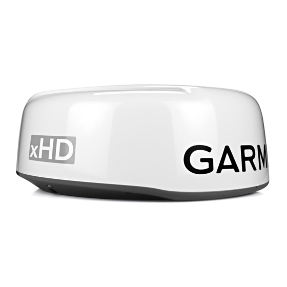 Garmin GMR 18 XHD Installationsanweisungen