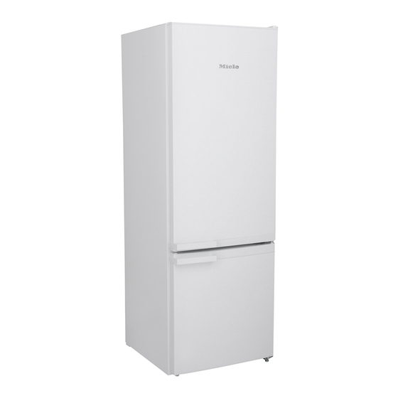 Miele KD 26052 ws Gebrauchs- Und Montageanweisung