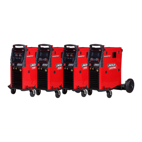 Lincoln Electric POWERTEC i250C STANDARD Bedienungsanleitung