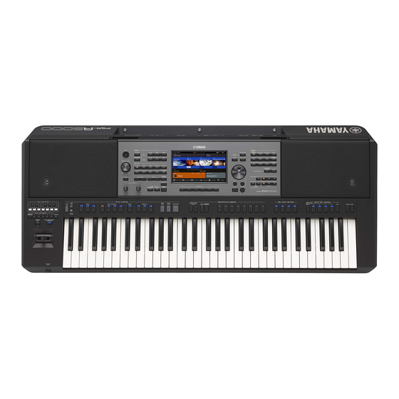 Yamaha PSR-A5000 Referenzhandbuch