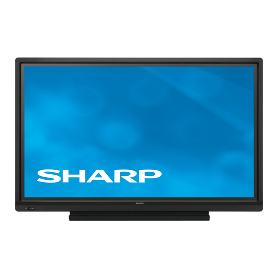 Sharp PN-60TA3 Bedienungsanleitung