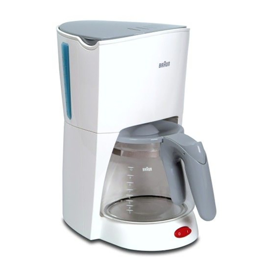 Braun Aromaster Plus KF 410 Gebrauchsanweisung