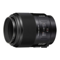 Sony SAL100M28 Bedienungsanleitung