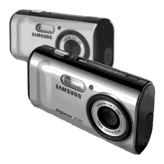Samsung Digimax A403 Bedienungsanleitung