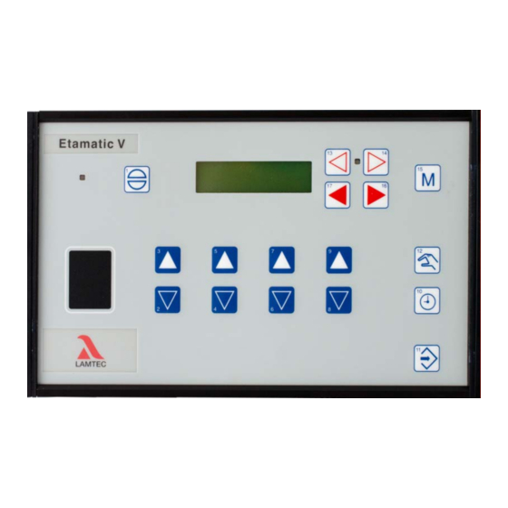 Lamtec ETAMATIC V Kurzanleitung Für Benutzer