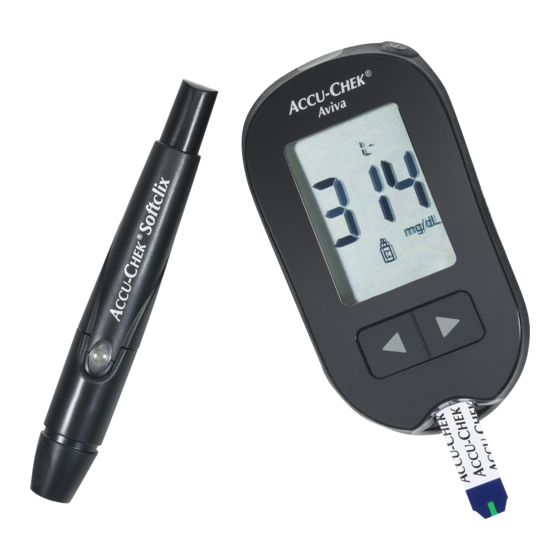ACCUCHEK AVIVA GEBRAUCHSANWEISUNG PdfHerunterladen ManualsLib