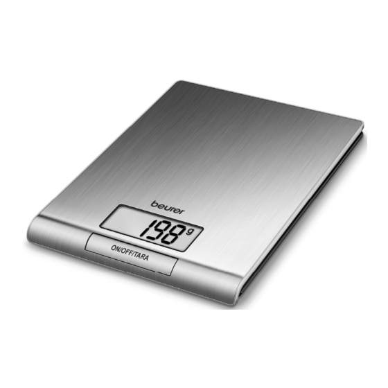 Image of Beurer KS30 Digital Kitchen Scale