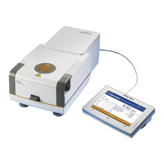 METTLER TOLEDO EXCELLENCE PLUS HX204 REFERENZHANDBUCH PdfHerunterladen