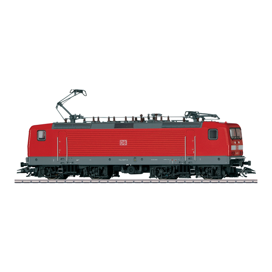 Märklin BR 114 Bedienungsanleitung