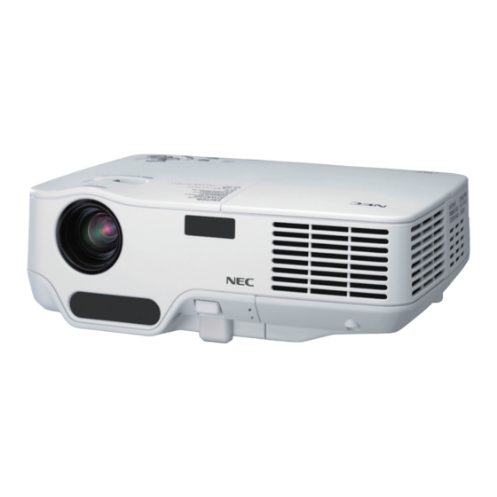 NEC NP52G Bedienungshandbuch
