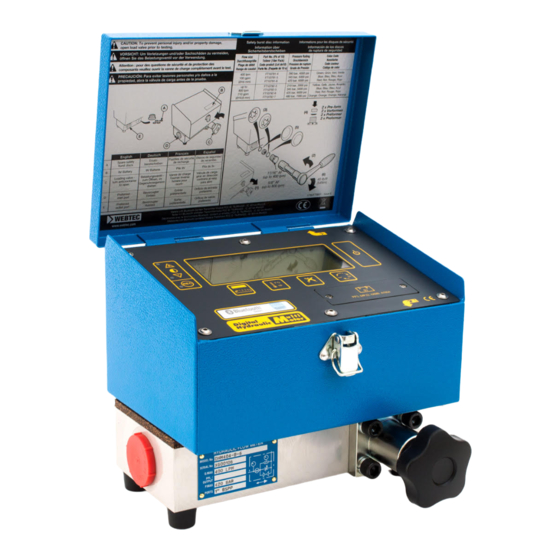 WEBTEC DHM 4-Serie Bedienungsanleitung