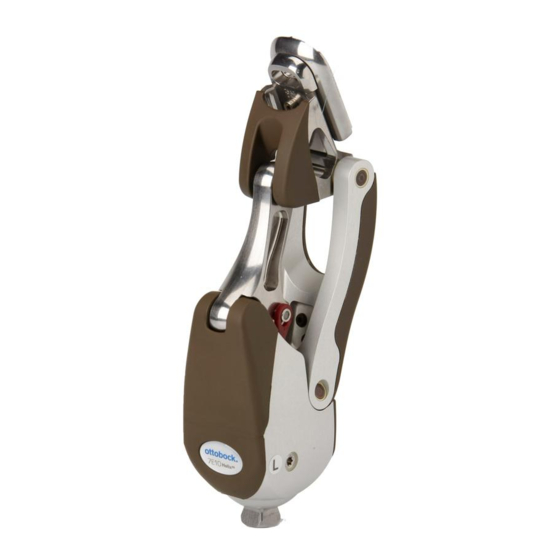 Ottobock 7E10 Helix3D Gebrauchsanweisung
