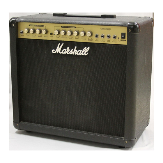 Marshall G50RCD Combos Handbuch